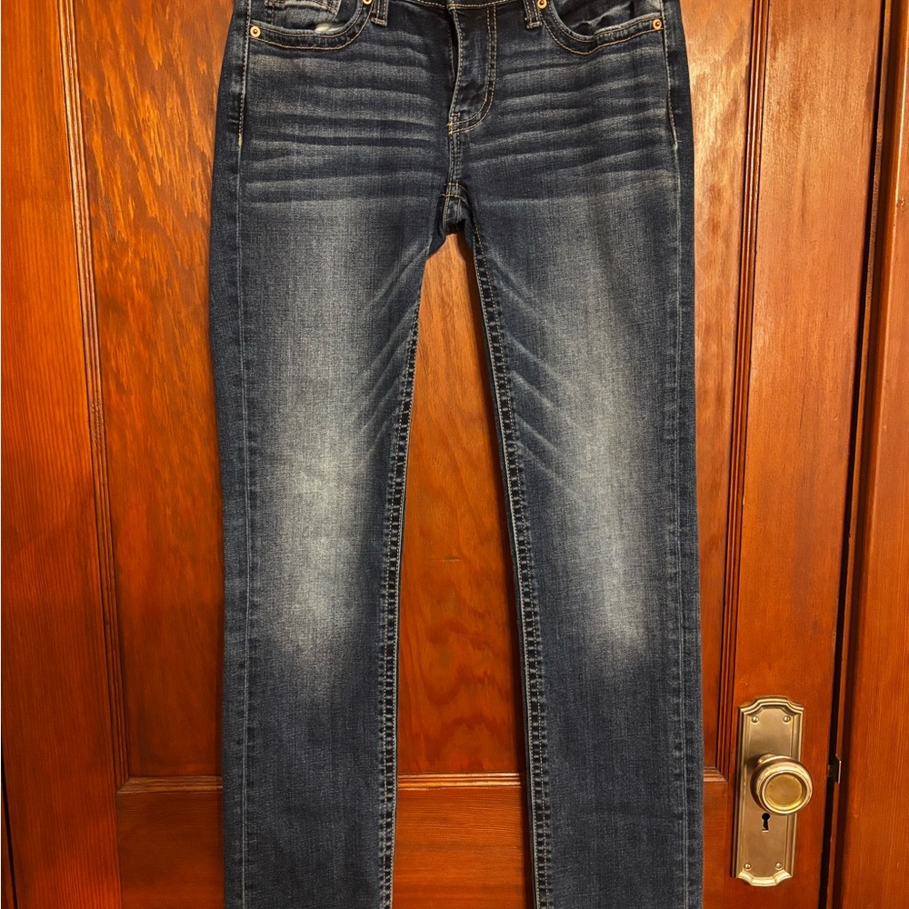 BKE Blue Jeans with Vintage Fading